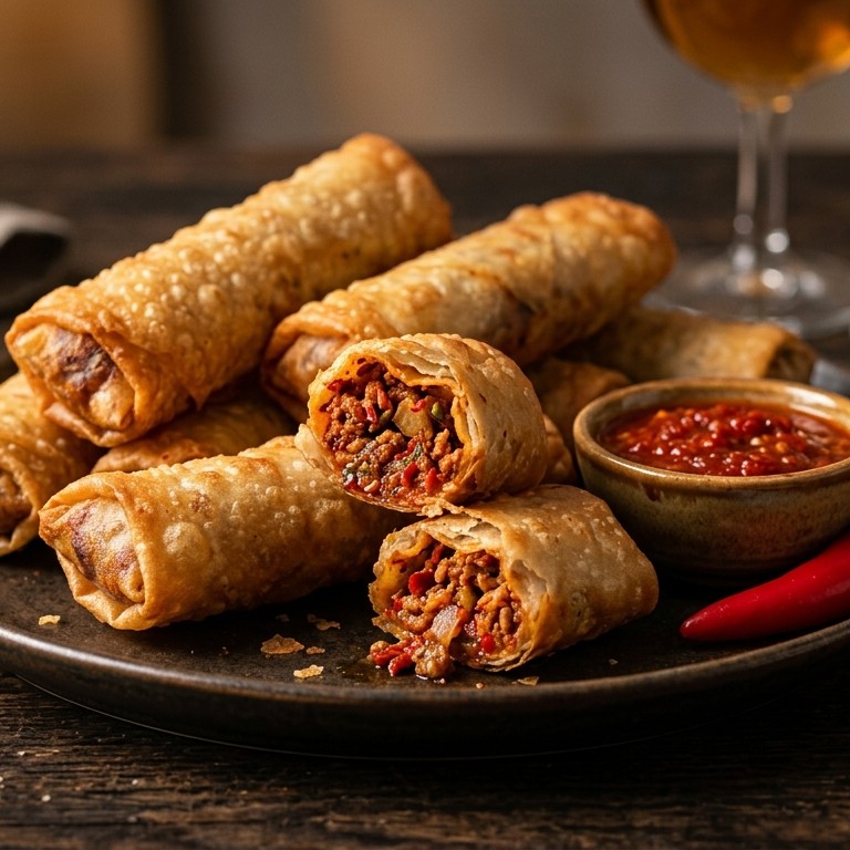Vlam Loempia recept