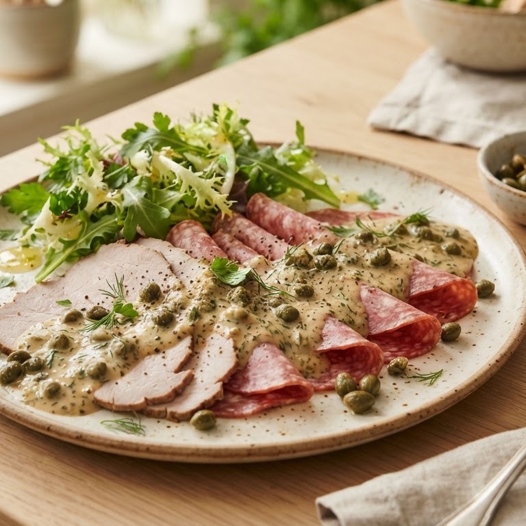 Vlees met kappertjessaus recept