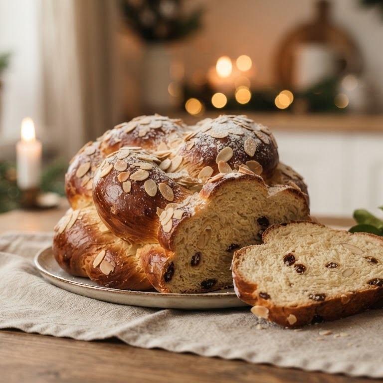 Vnocka is een tsjechisch kerstbrood recept