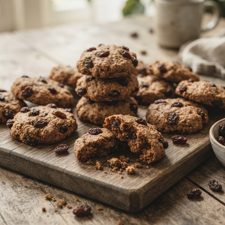 Volkoren-rozijnenkoekjes recept
