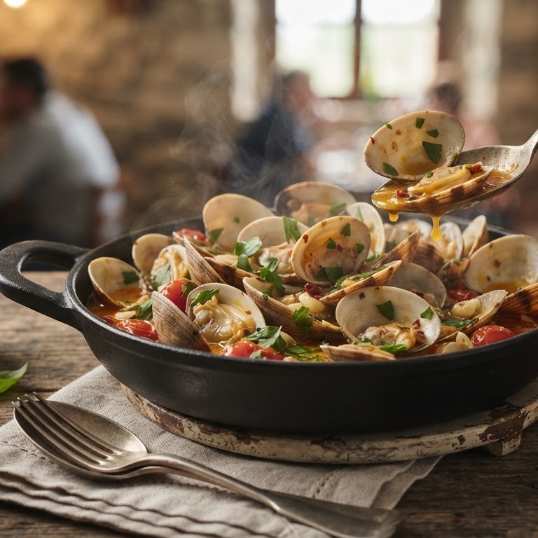 Vongole a la marinera recept