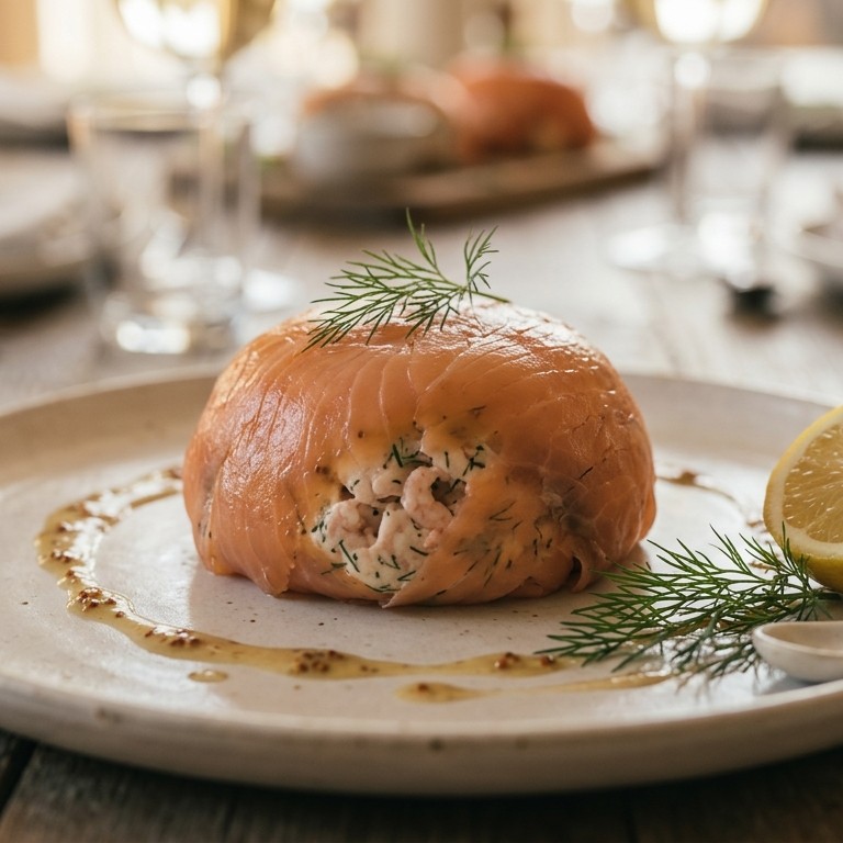 Voor / tussen gerecht Zalm bonbon recept