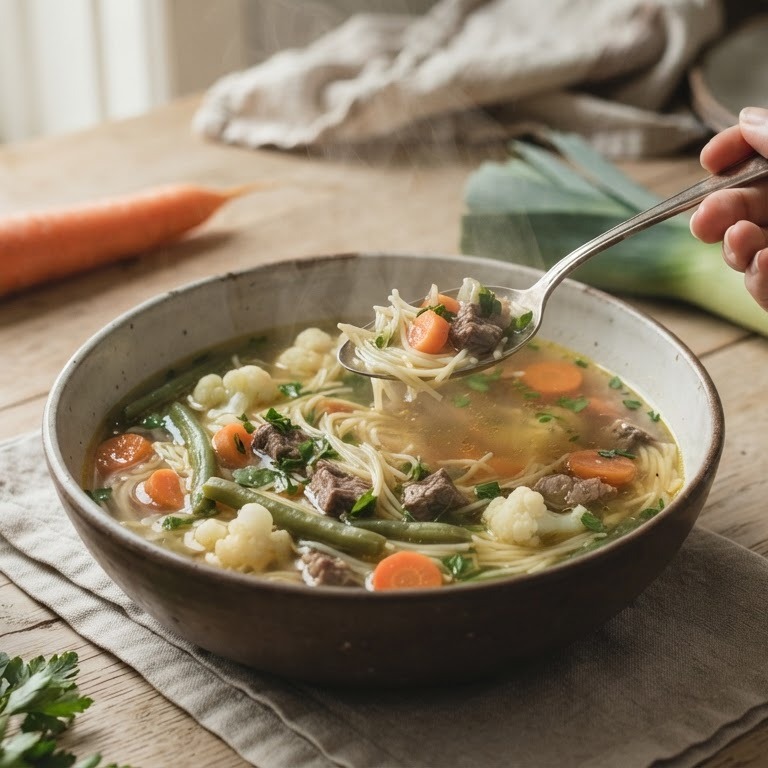 Voorjaars groentesoep recept