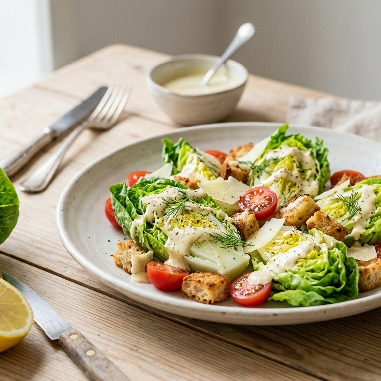 Voorjaarssalade met yoghurtdressing recept