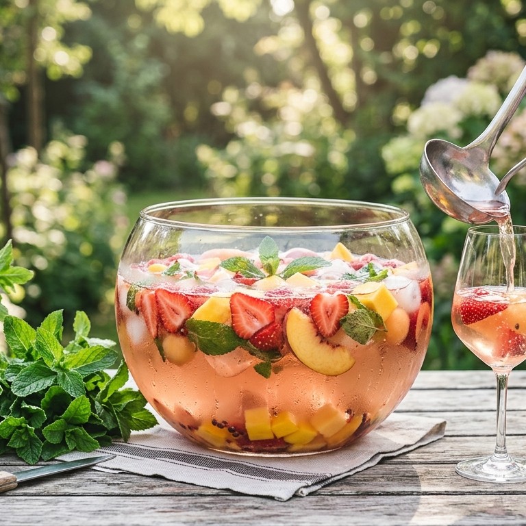 Vruchtenbowl met rosé recept