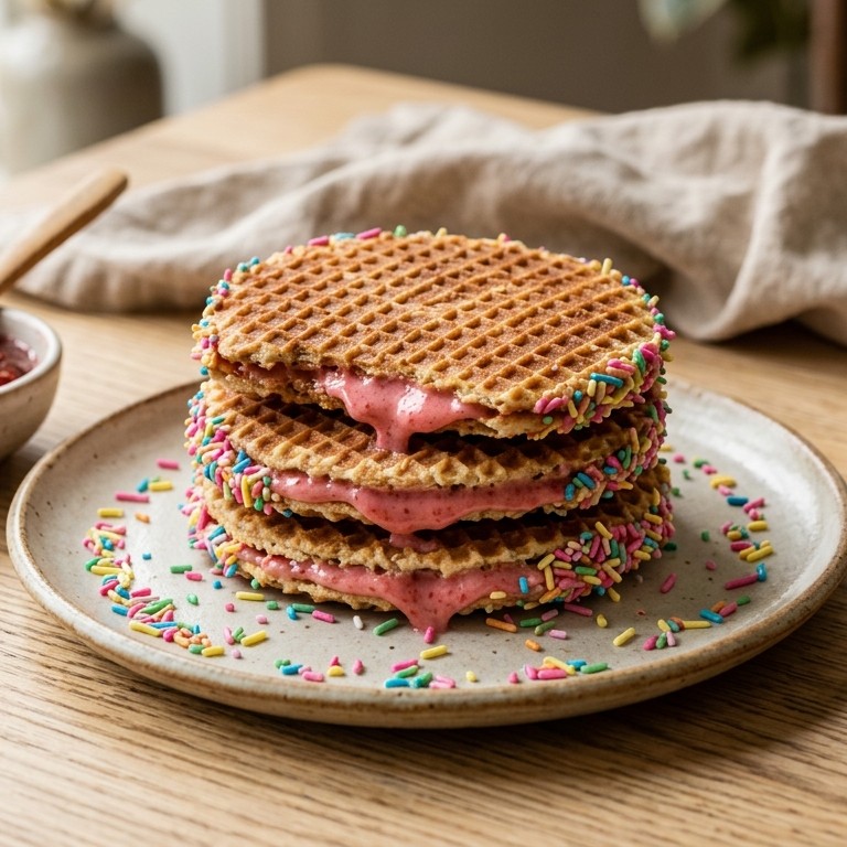Wafels met spikkels recept