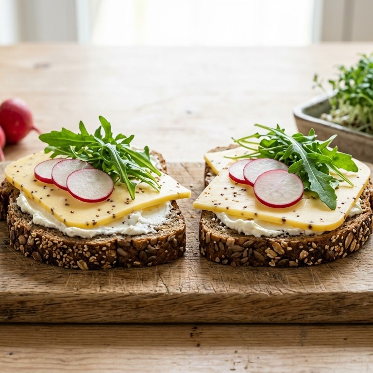 Waldkornbrood met 2 kazen recept