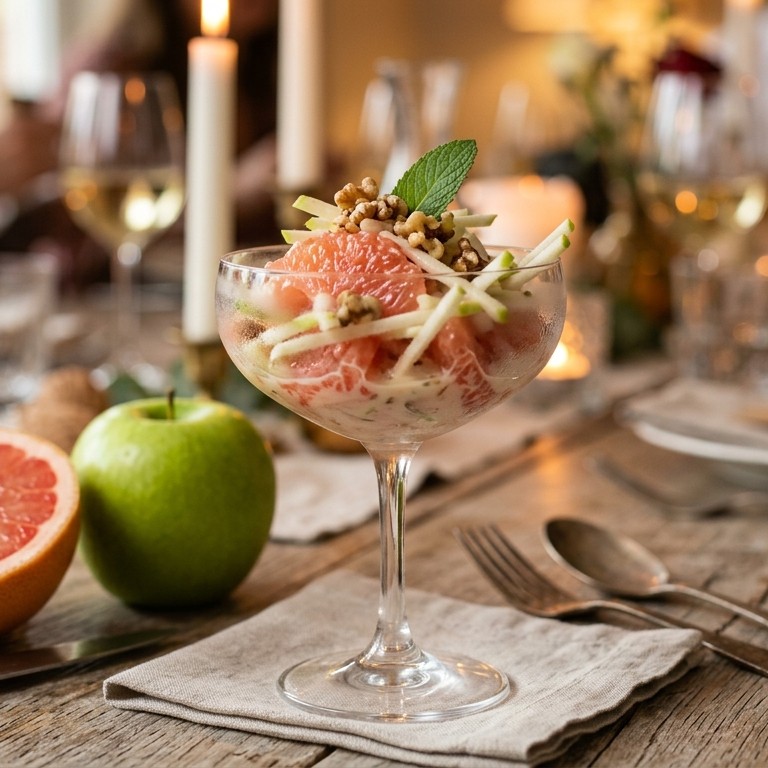 Waldorf-grapefruitcocktail recept