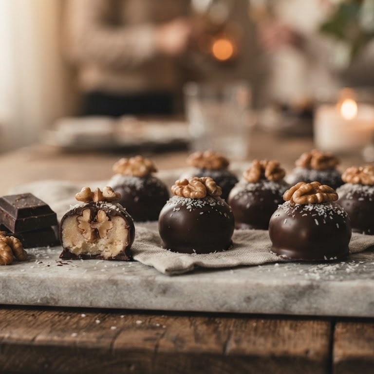 Walnootbonbons recept