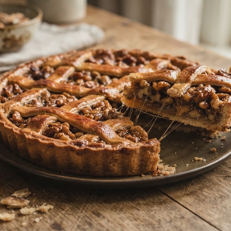 Walnoten honing taart recept