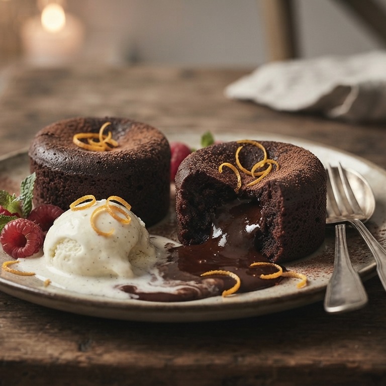 Warme chocoladecakejes recept