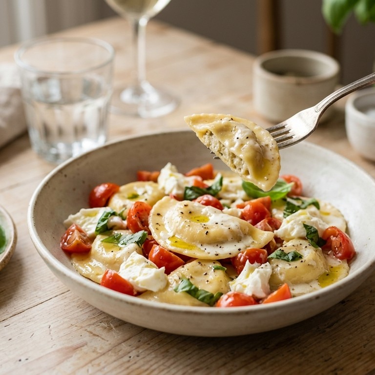 Warme pastasalade recept
