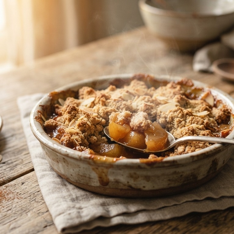 Warme perencrumble recept
