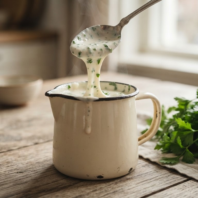 Warme peterseliesaus recept