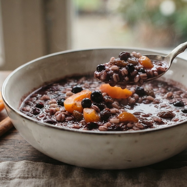 Watergruwel met vruchten recept