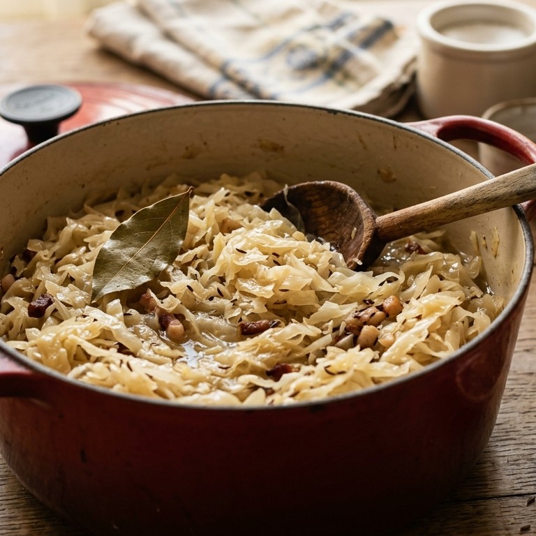Weinkraut – witte kool in witte wijn gestoofd recept