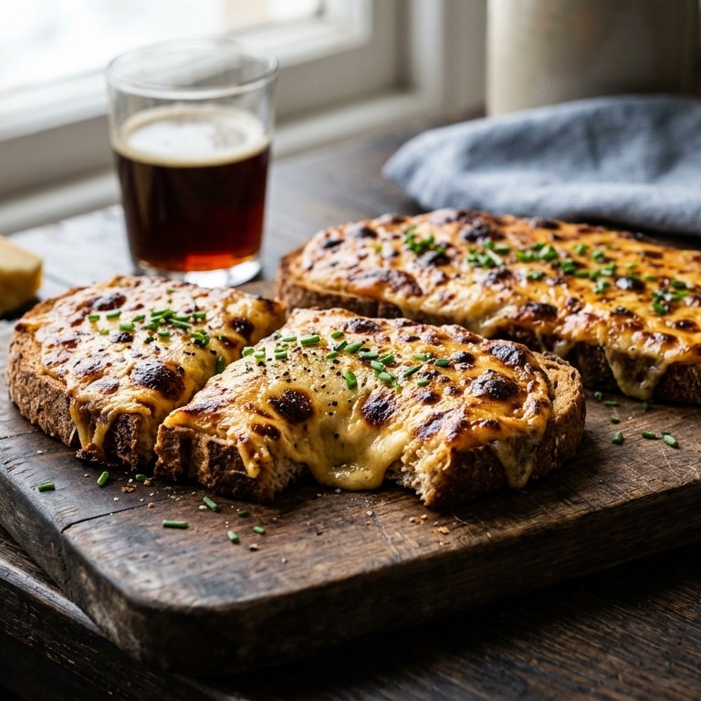 Welsh rarebit of hele chique kaastoast recept