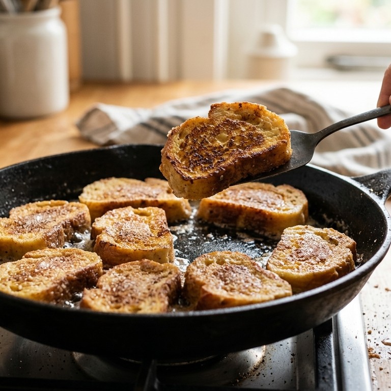 Wentelteefjes (8 sneetjes) recept