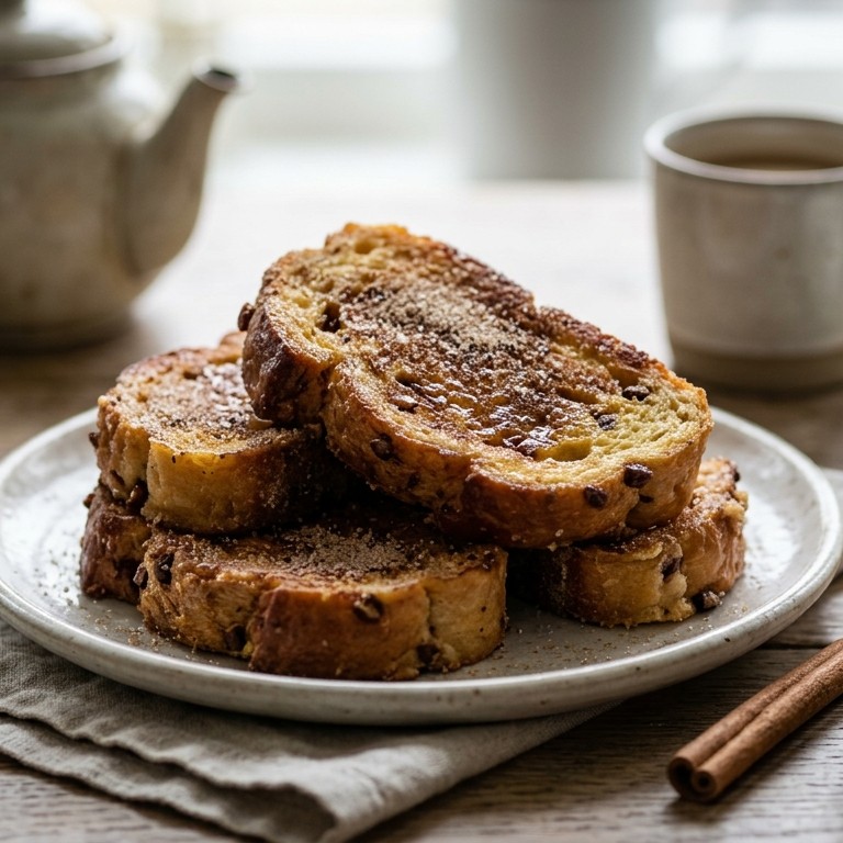 Wentelteefjes van suikerbrood met kaneelsuiker recept