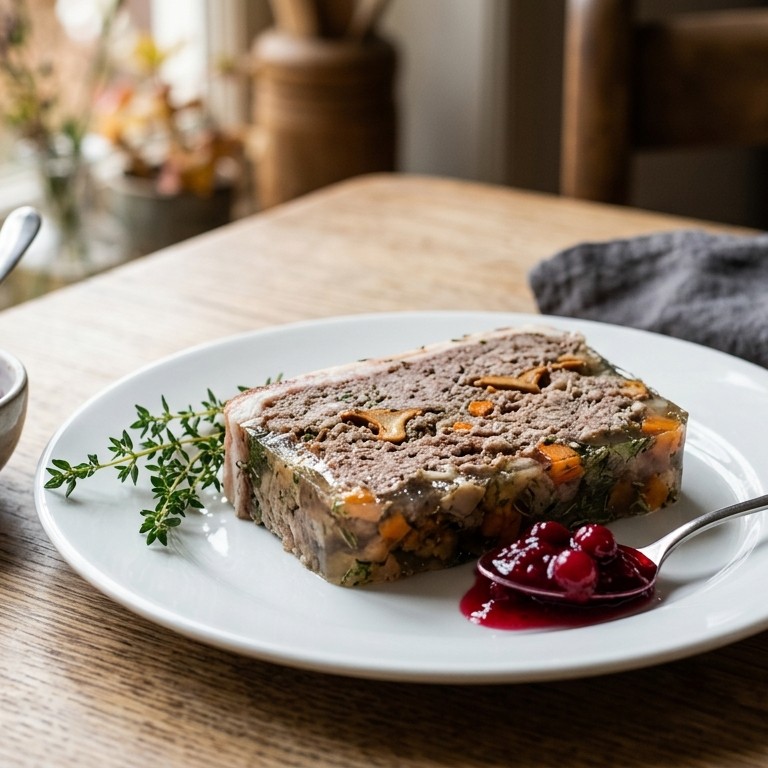 Wildpaté met cranberrysaus recept