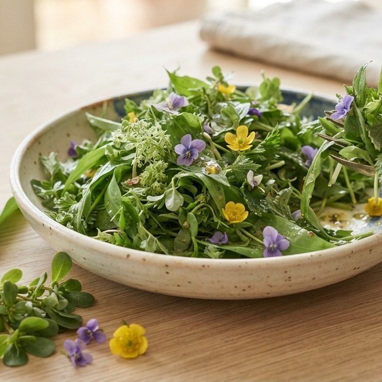 Wildpluksalade - voorjaar recept