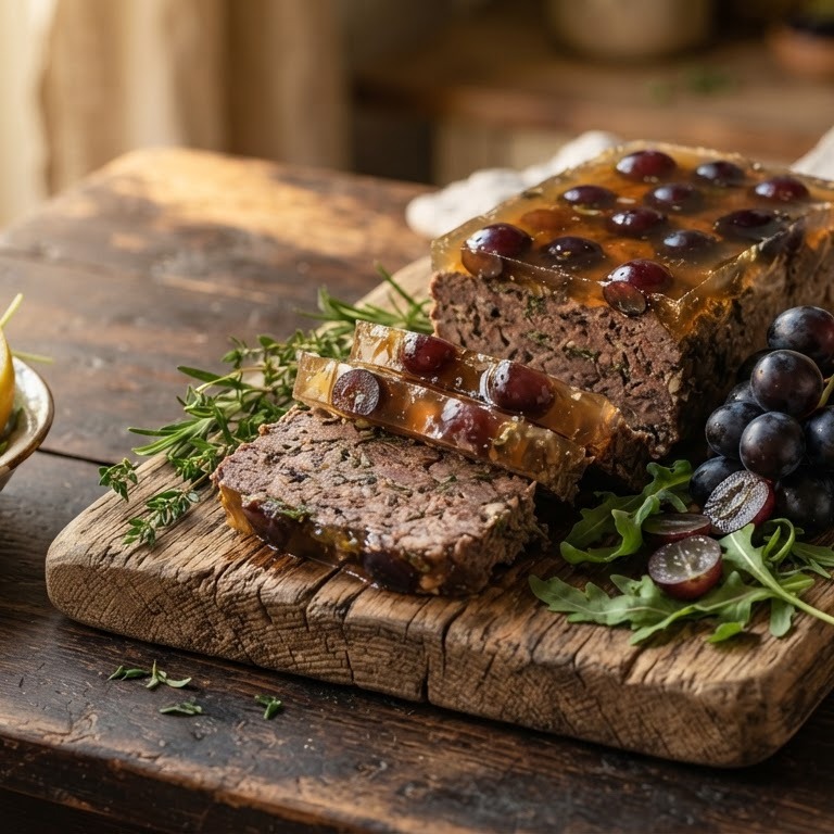 Wildzwijnpate met druiven recept