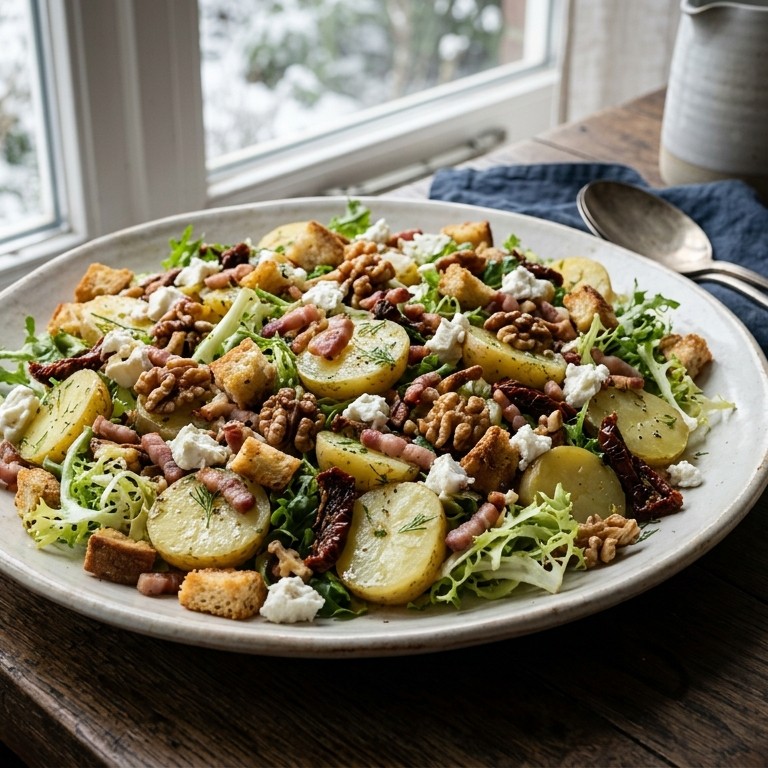 Winterse aardappelsalade recept