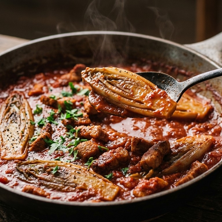 Witlof in tomatensaus recept