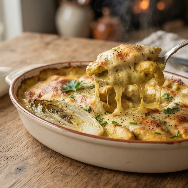 Witlof-kipschotel recept