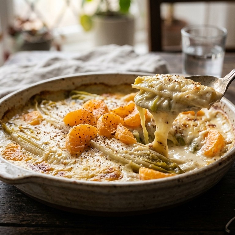 Witlof met roomkaas en mandarijntjes recept