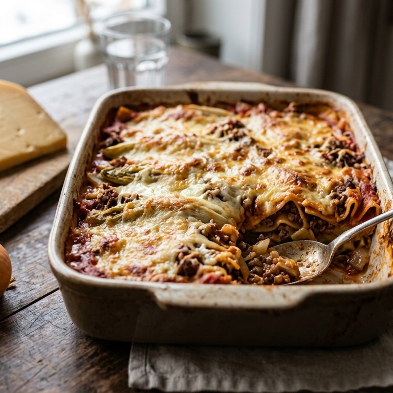 Witlof met spagheroni en gehakt recept