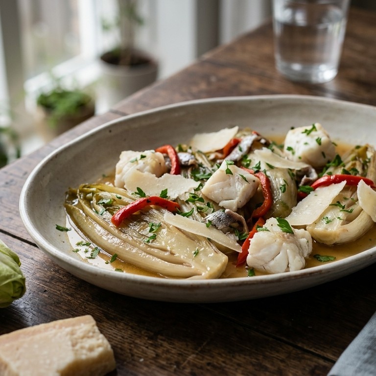 Witlof met vis en kaas recept