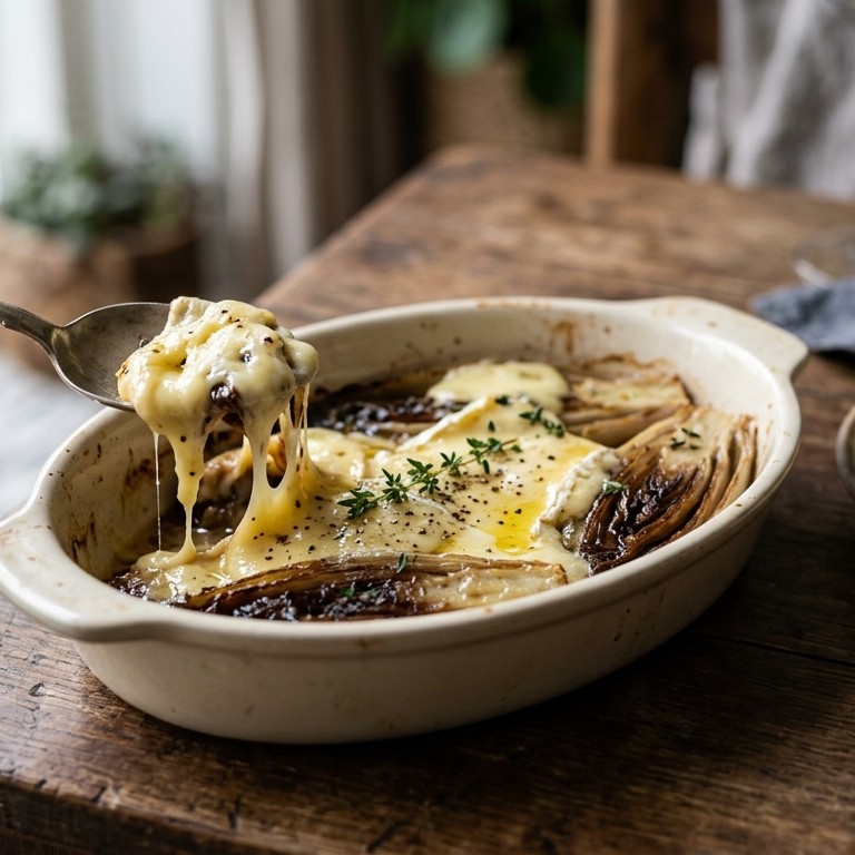 Witlof-ovenschotel met brie recept