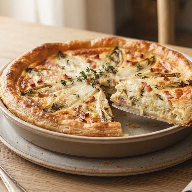 Witlof quiche recept