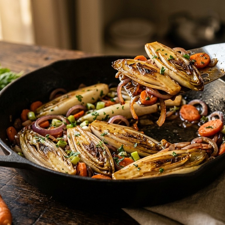 Witlof (roergebakken) recept