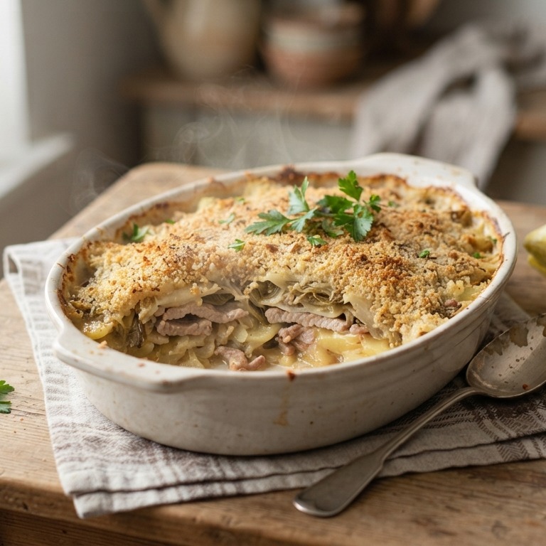 Witlof vlees schotel recept