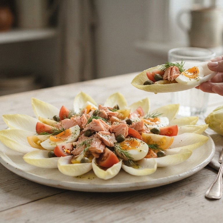 Witlof-zalmsalade recept