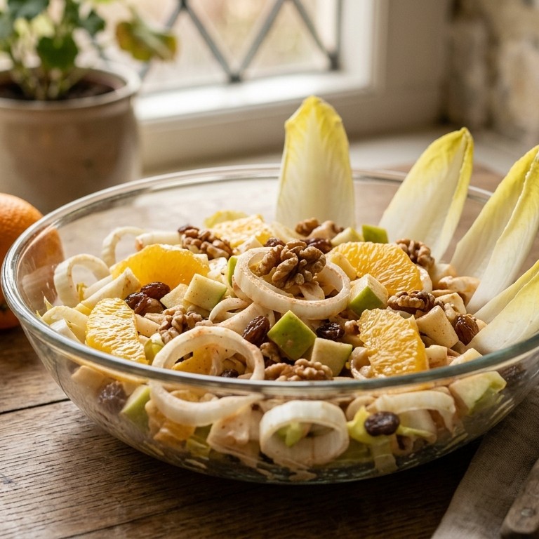 Witlofsalade recept