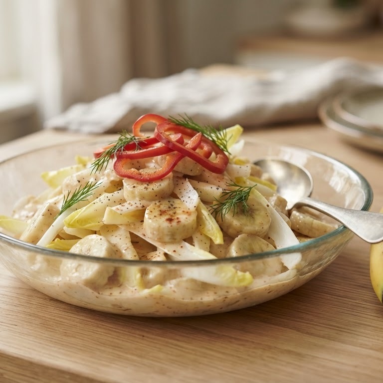 Witlofsalade met banaan recept