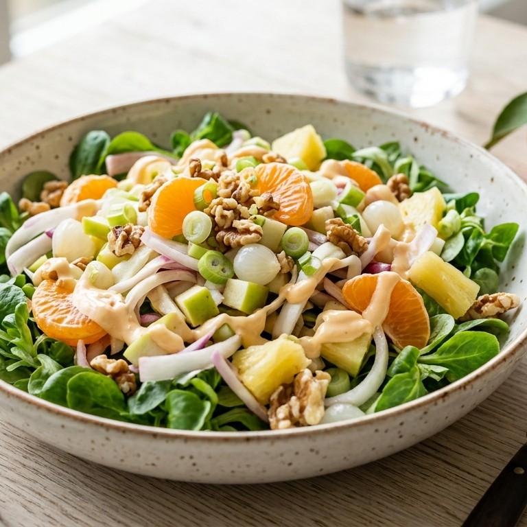 Witlofsalade met mandarijnmayonaise recept