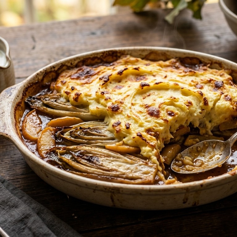 Witlofschotel met Aardappel-anders recept