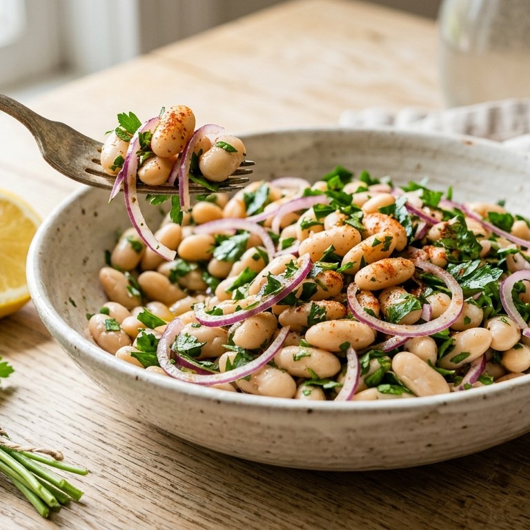 Witte bonensalade recept
