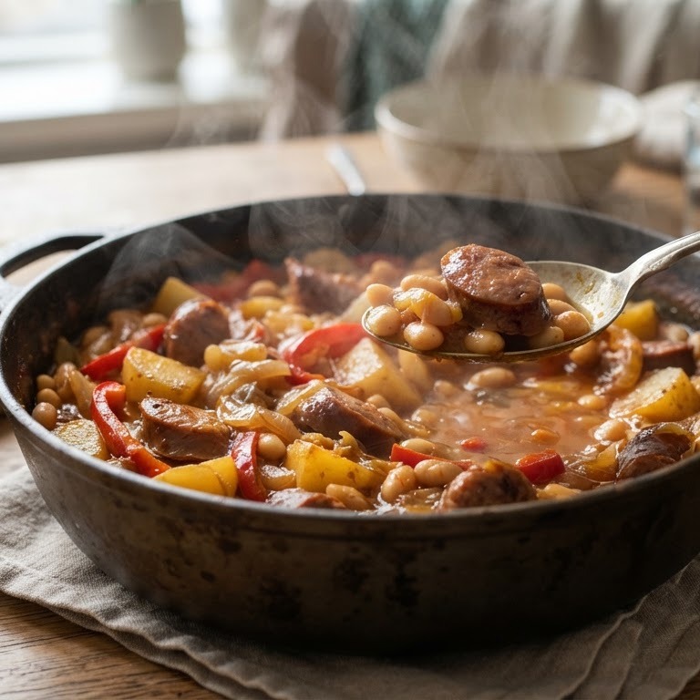 Witte bonenschotel recept