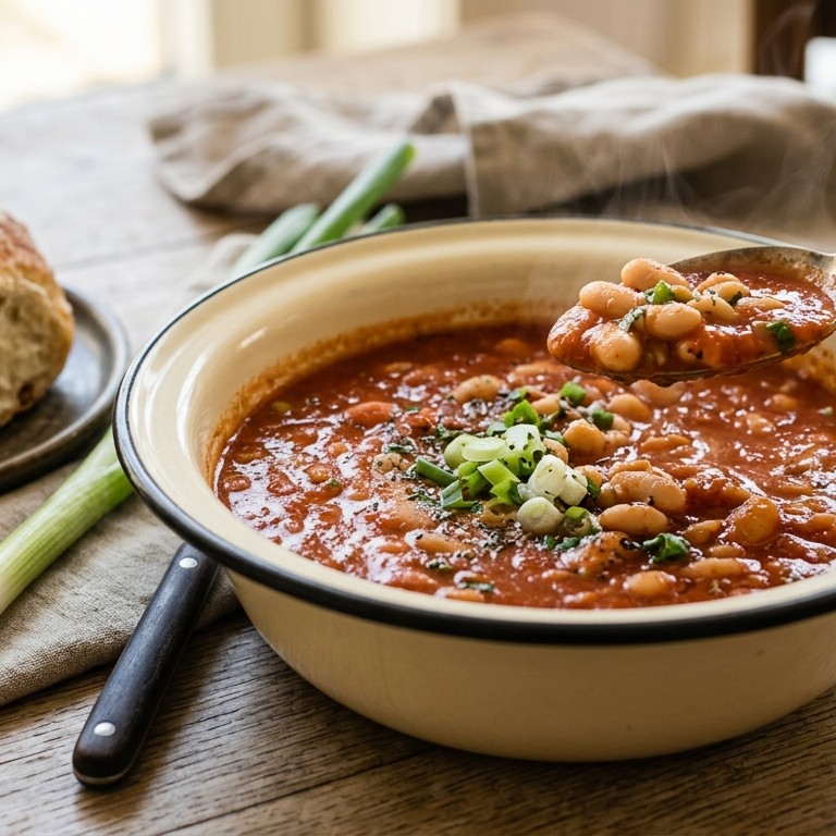 Witte boontjes in tomatensoep recept