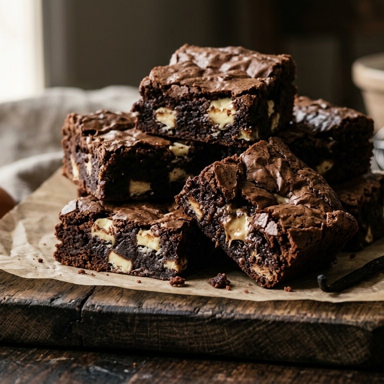 Witte-chocolade brownies recept