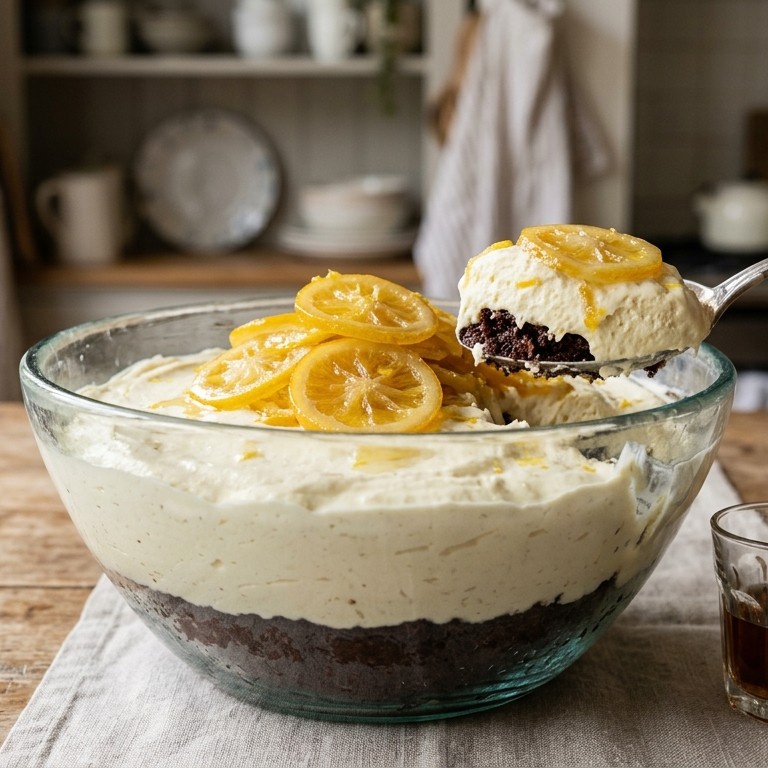 Witte chocolademousse met gekonfijte citroen recept