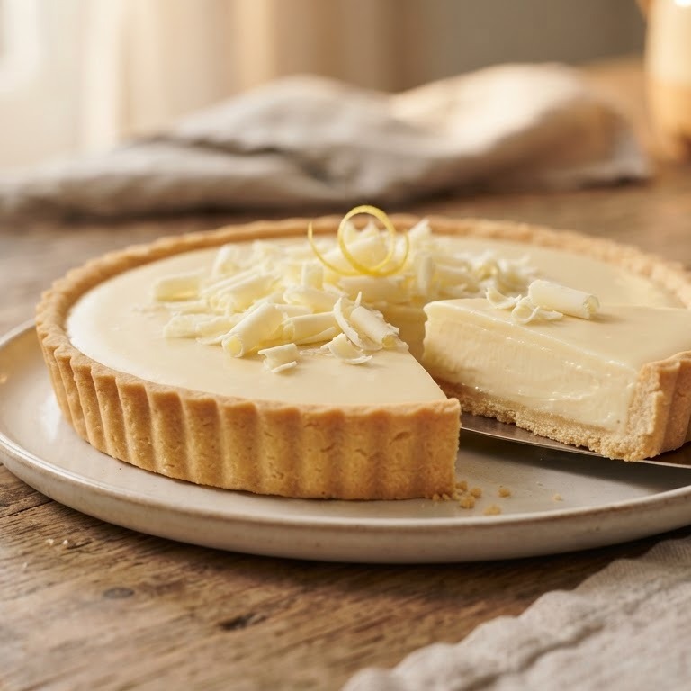 Witte chocoladetaart recept