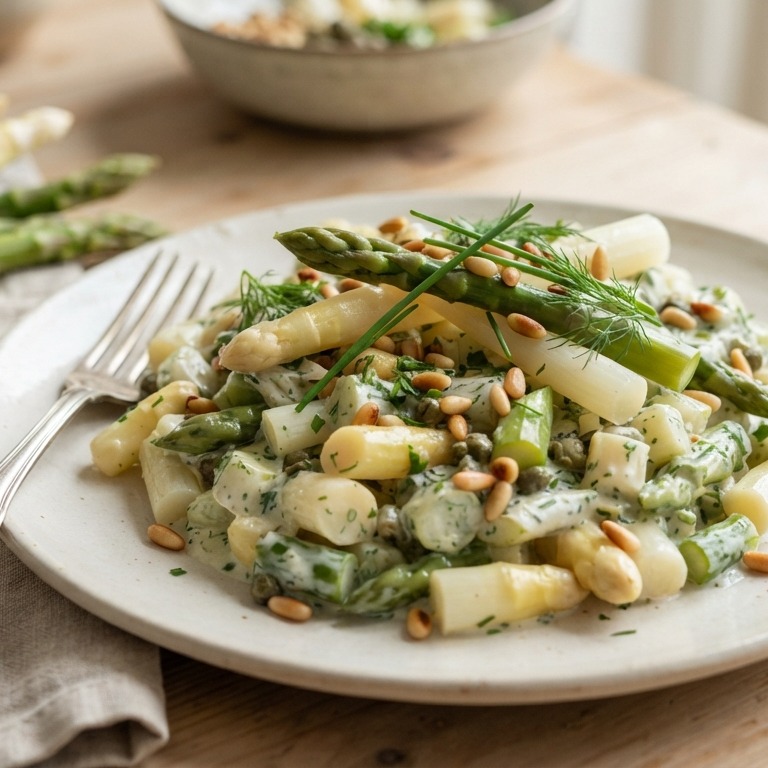 Witte en groene aspergesalsa recept