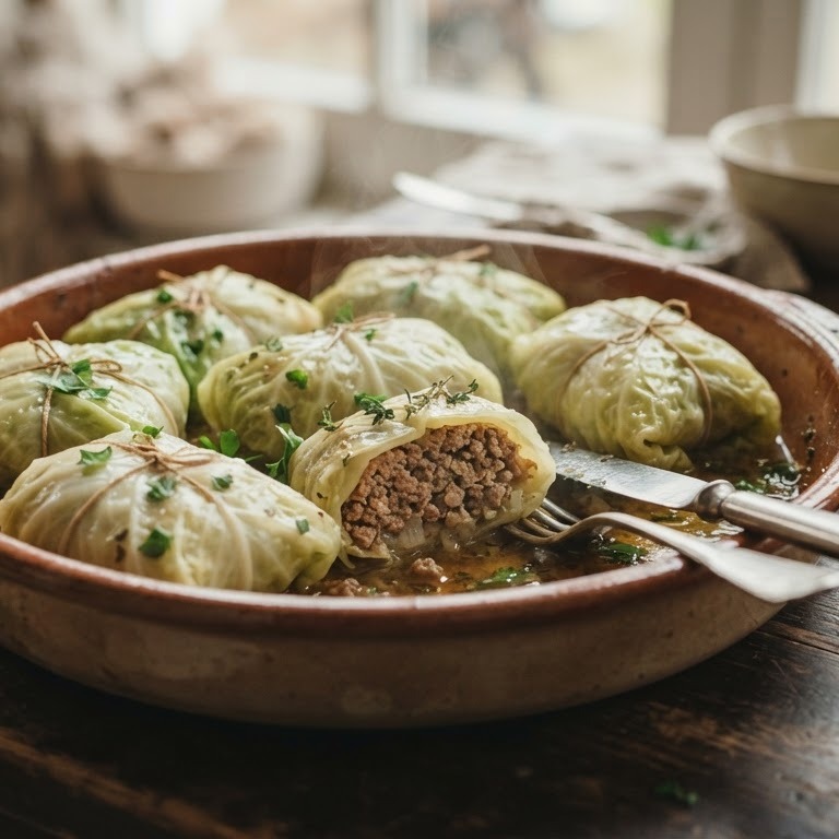 Witte koolpakketjes recept