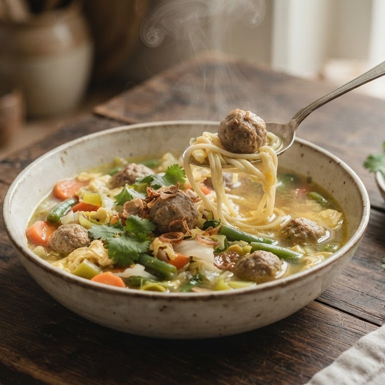 Woksoep met Hollandse groenten recept